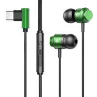 TS902 Metall-In-Ear-USB-C/Typ-C-Spielkopfhörer, Kabellänge: 1,2 m, Red, Green, Black, Silver Gray