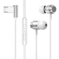 TS902 Metall-In-Ear-USB-C/Typ-C-Spielkopfhörer, Kabellänge: 1,2 m, Red, Green, Black, Silver Gray