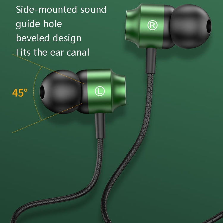 TS902 Metall-In-Ear-USB-C/Typ-C-Spielkopfhörer, Kabellänge: 1,2 m, Red, Green, Black, Silver Gray