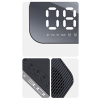 Havit M3 Subwoofer Mini-Spiegeluhr Bluetooth-Lautsprecher, Spsc:, 1200mAh (Black）, 1200mAh (White), 2200mAh (Black), 2200mAh (White)