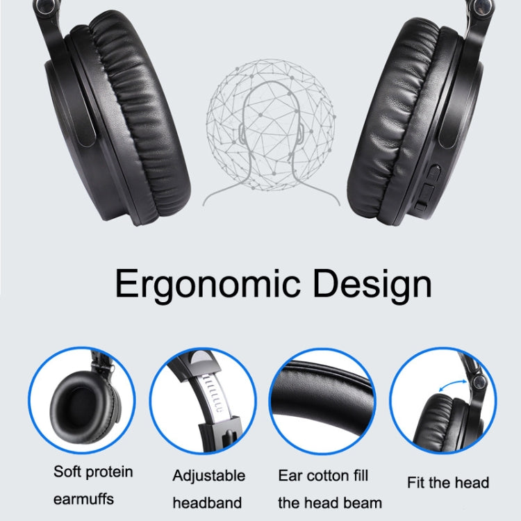 OneOdio PRO-C bilaterales Stereo-steckbares Over-Ear-Bluetooth-Monitor-Headset, PRO-C