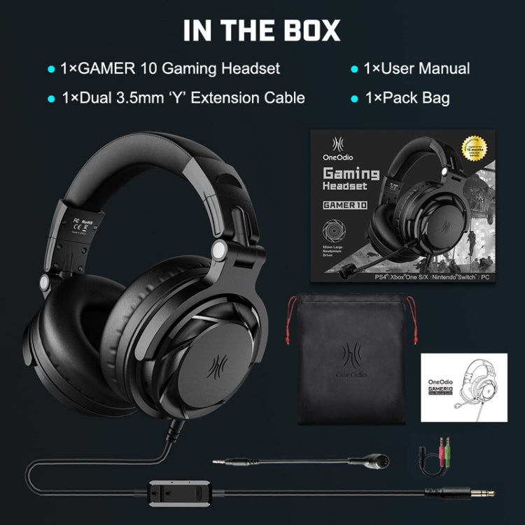 OneOdio PRO GD Phone Tablet Student Headset mit Kabel, Kabellänge: 2 m, PRO GD