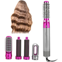 5-in-1-Heißluftkamm-Haartrockner mit automatischer Glättung und doppeltem Verwendungszweck, Silver+Rose Red(EU Plug), Silver+Rose Red(US Plug), Silver+Rose Red(UK Plug), Silver+Rose Red(AU Plug), Black(EU Plug), Black(US Plug), Black(UK Plug)          ...