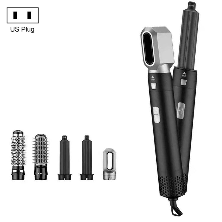 5-in-1-Heißluftkamm-Haartrockner mit automatischer Glättung und doppeltem Verwendungszweck, Silver+Rose Red(EU Plug), Silver+Rose Red(US Plug), Silver+Rose Red(UK Plug), Silver+Rose Red(AU Plug), Black(EU Plug), Black(US Plug), Black(UK Plug)          ...
