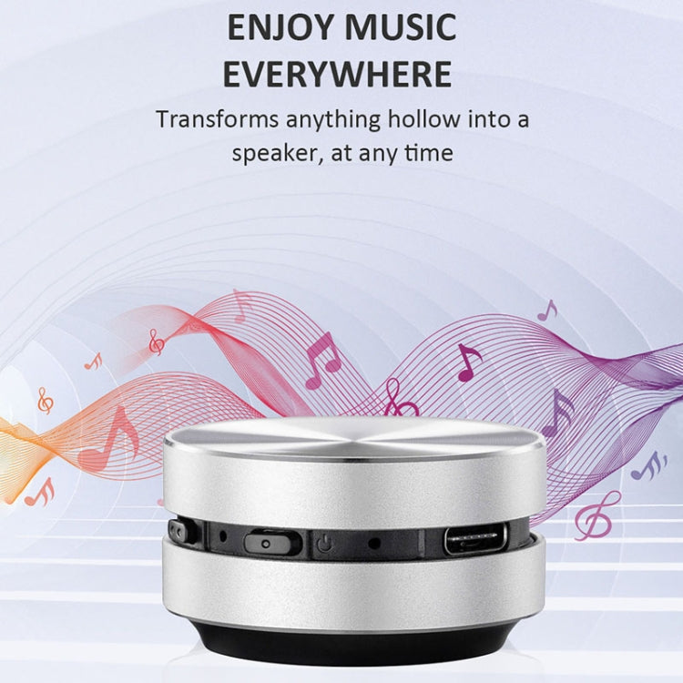 DuraMOBI Hummingbird Black Technology Knochenleitungs-Funklautsprecher Tragbarer kleiner Audiolautsprecher, Silver, Black, Red