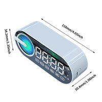 RBT-G30 Spiegel-Subwoofer mit buntem Lichteffekt, Bluetooth-Wecker-Audio, Spezifikationen:, Sensor Version (Black), Sensor Version (White), Sensor Version (Pink), Voice Version (Black), Voice Version (White), Voice Version (Pink)