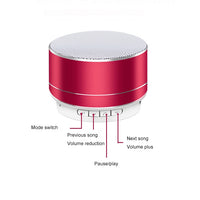 Drahtloser Mini-Bluetooth-Lautsprecher aus Metall