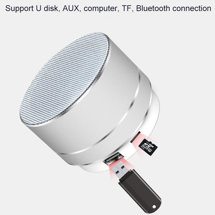 Drahtloser Mini-Bluetooth-Lautsprecher aus Metall