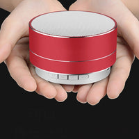 Drahtloser Mini-Bluetooth-Lautsprecher aus Metall
