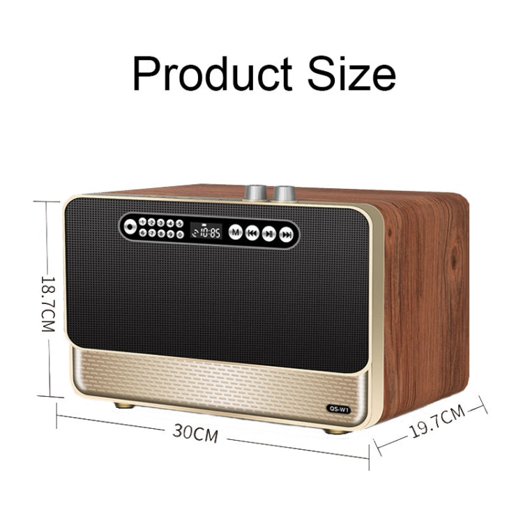 W1 Holz-HIFI-Soundeffekt-Desktop-Wireless-Bluetooth-Lautsprecher
