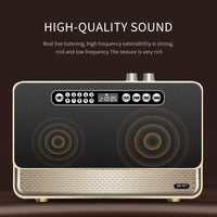 W1 Holz-HIFI-Soundeffekt-Desktop-Wireless-Bluetooth-Lautsprecher