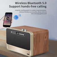 W1 Holz-HIFI-Soundeffekt-Desktop-Wireless-Bluetooth-Lautsprecher