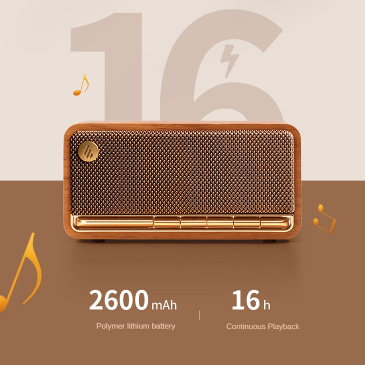 Edifier M230 Retro Classic Desktop Tragbarer kabelloser Bluetooth 5.0-Holzlautsprecher, M230
