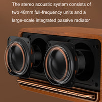 Edifier M230 Retro Classic Desktop Tragbarer kabelloser Bluetooth 5.0-Holzlautsprecher, M230