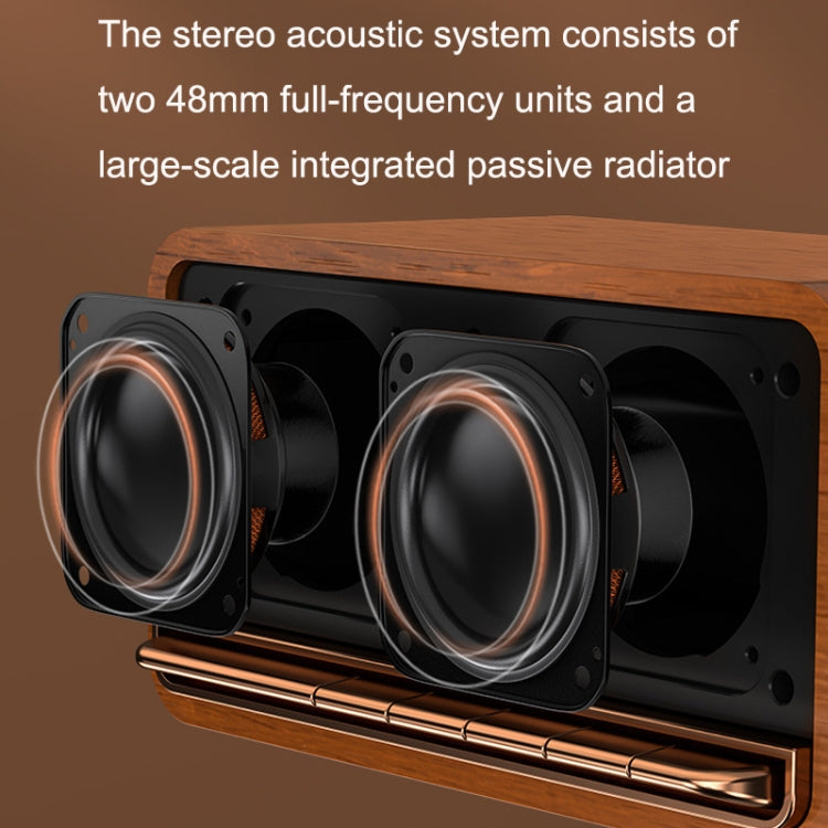 Edifier M230 Retro Classic Desktop Tragbarer kabelloser Bluetooth 5.0-Holzlautsprecher, M230