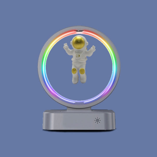 Y-558 Magnetschwebe-Astronaut TWS Bluetooth-Lautsprecher mit RGB-Licht, Stil:, Golden Basic, Silver Basic, Golden Clock Model, Silver Clock Model, Golden Wireless Charging, Silver Wireless Charging