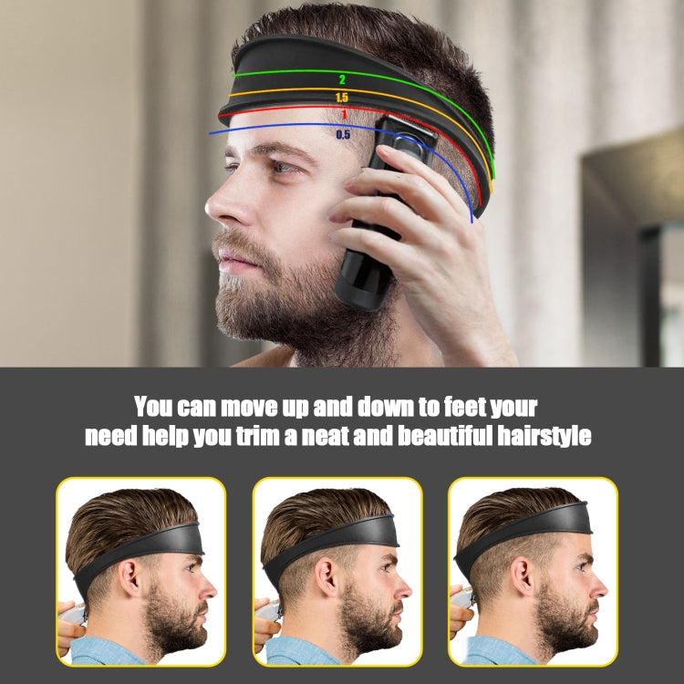 Salon Hals Haar Linie Guide Barber Trim Lineal Haar DIY Werkzeug Haar Trimmen Vorlage Werkzeuge, Non-adjustable (Black), Non-adjustable (Grey), Non-adjustable (Blue), Non-adjustable (Red)