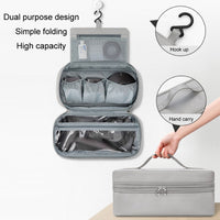 Baona BN-DS006 für Dyson Airwrap, multifunktionale Aufbewahrungstasche aus PU-Leder, BN-DS006 Grey
