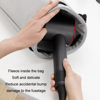 Baona DS-003 für Dyson Haartrockner, komplettes Zubehör, PU-Aufbewahrungstasche, DS-003 Black, DS-003 Grey