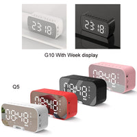 Tragbarer Bluetooth-Lautsprecher für den Außenbereich, kleiner Radiowecker, G10 Black 1400mAh, G10 White 1400mAh, Q5 Black 1400mAh, Q5 White 1400mAh, Q5 Pink 1400mAh, Q5 Red 1400mAh, Q5 Pink 2800mAh