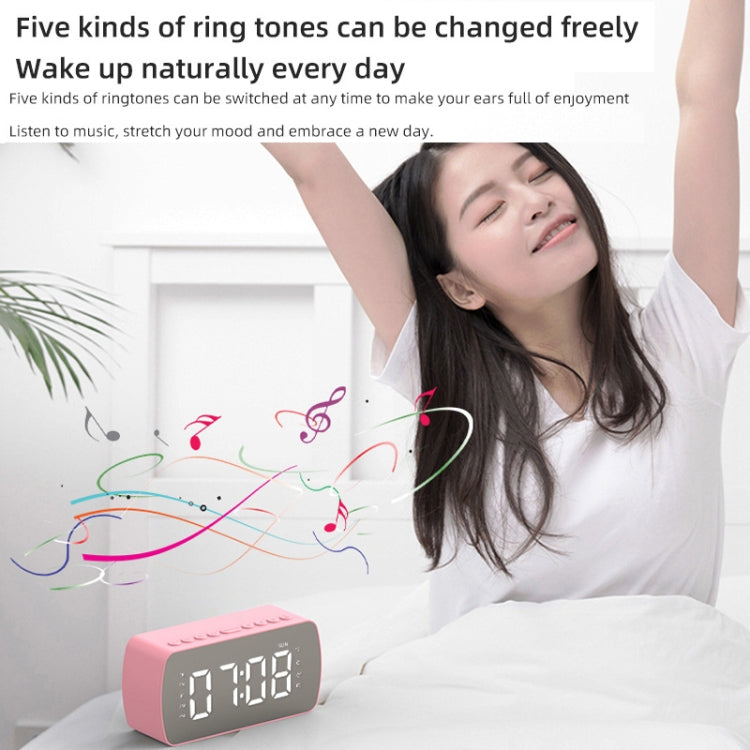 Tragbarer Bluetooth-Lautsprecher für den Außenbereich, kleiner Radiowecker, G10 Black 1400mAh, G10 White 1400mAh, Q5 Black 1400mAh, Q5 White 1400mAh, Q5 Pink 1400mAh, Q5 Red 1400mAh, Q5 Pink 2800mAh