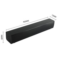 BT809S Desktop-Long-Gaming-Bluetooth-Lautsprecher Computer USB-Plug-in Intelligentes Umgebungslicht-Audio