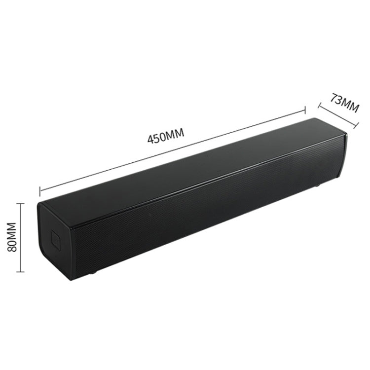 BT809S Desktop-Long-Gaming-Bluetooth-Lautsprecher Computer USB-Plug-in Intelligentes Umgebungslicht-Audio
