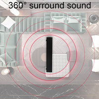 BT809S Desktop-Long-Gaming-Bluetooth-Lautsprecher Computer USB-Plug-in Intelligentes Umgebungslicht-Audio