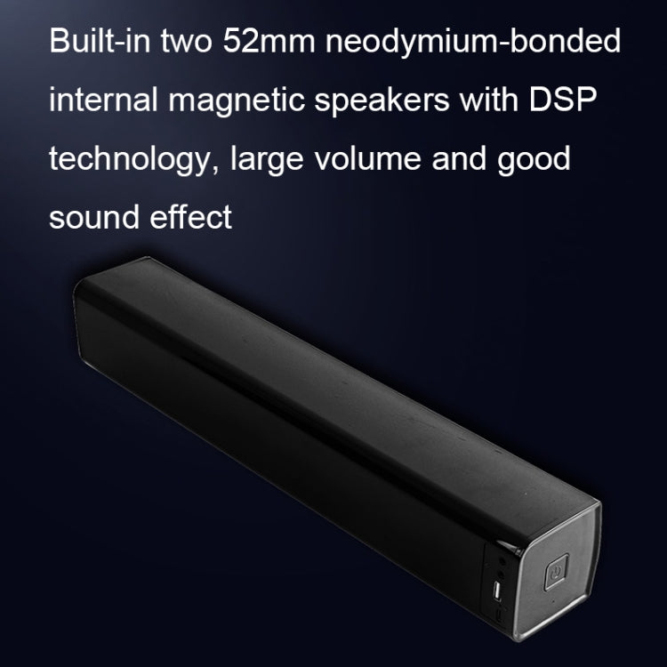 BT809S Desktop-Long-Gaming-Bluetooth-Lautsprecher Computer USB-Plug-in Intelligentes Umgebungslicht-Audio