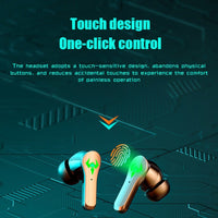 N35 TWS Bunte, helle In-Ear-Kopfhörer mit geringer Latenz, kabellose Bluetooth-Spielkopfhörer, Digital Display, Non-digital Display