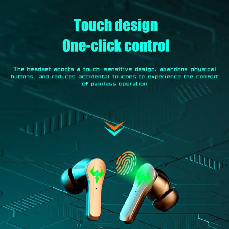 N35 TWS Bunte, helle In-Ear-Kopfhörer mit geringer Latenz, kabellose Bluetooth-Spielkopfhörer, Digital Display, Non-digital Display