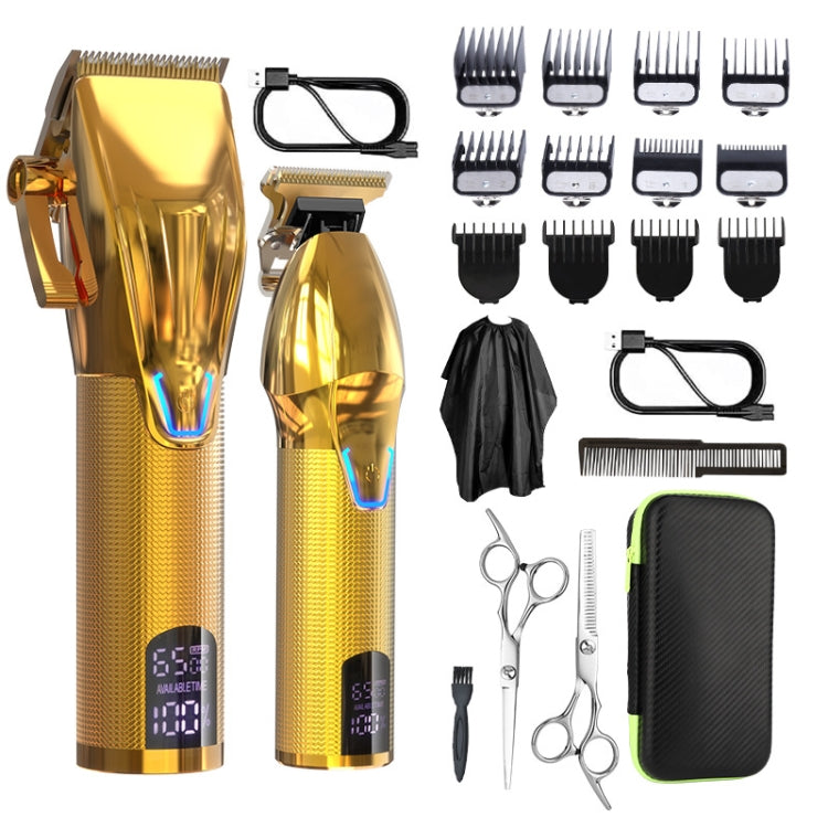 Männer elektrische Haarschneidewerkzeuge Set Sculpting Electric Clipper, LM-2027 2 In 1 (Black), LM-2027 2 In 1 (Gold)