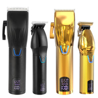Männer elektrische Haarschneidewerkzeuge Set Sculpting Electric Clipper, LM-2027 2 In 1 (Black), LM-2027 2 In 1 (Gold)