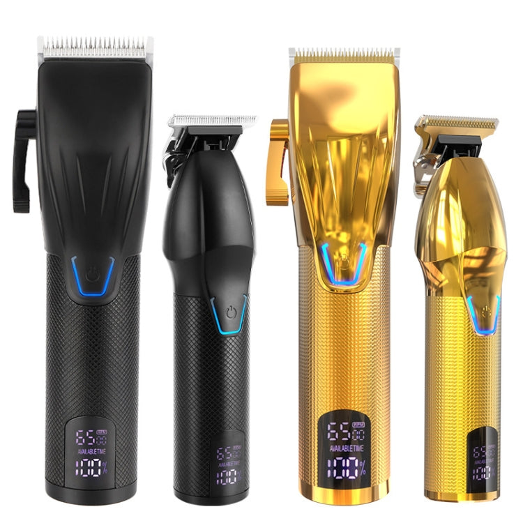 Männer elektrische Haarschneidewerkzeuge Set Sculpting Electric Clipper, LM-2027 2 In 1 (Black), LM-2027 2 In 1 (Gold)