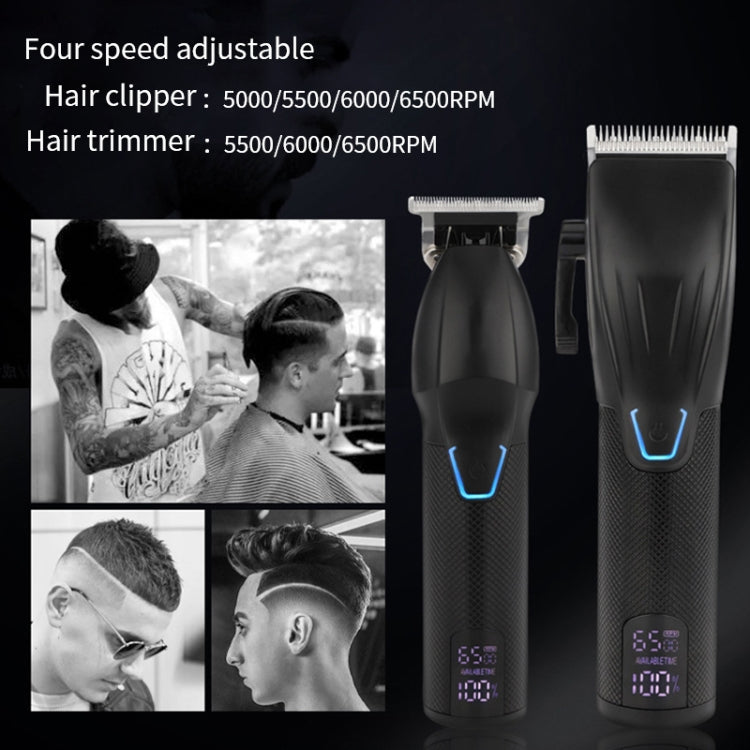 Männer elektrische Haarschneidewerkzeuge Set Sculpting Electric Clipper, LM-2027 2 In 1 (Black), LM-2027 2 In 1 (Gold)