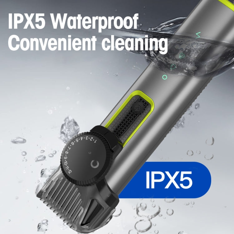 IPX5 wasserdichter Herren-Multifunktions-Friseur 4-in-1-Rasierer, Nasenhaar-Set, USB-Ladedruck, 677 4 In 1