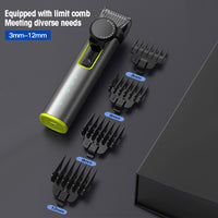 IPX5 wasserdichter Herren-Multifunktions-Friseur 4-in-1-Rasierer, Nasenhaar-Set, USB-Ladedruck, 677 4 In 1