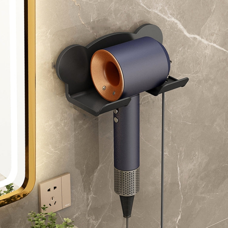 Für Dyson Haartrockner, Wandhalterung, Badezimmerregal, Aufbewahrungsregal, Simple White, Simple  Black, Simple  Gray, Upgrade White, Upgrade Black, Upgrade Gray