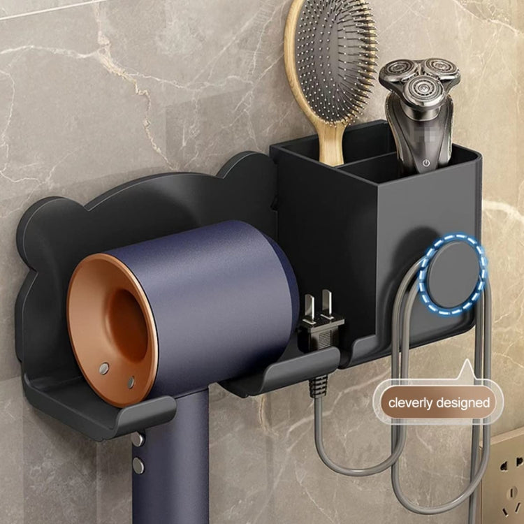 Für Dyson Haartrockner, Wandhalterung, Badezimmerregal, Aufbewahrungsregal, Simple White, Simple  Black, Simple  Gray, Upgrade White, Upgrade Black, Upgrade Gray