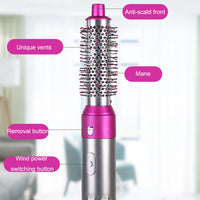 5-in-1-Heißluftkamm, automatischer Lockenstab, Locken- und Glättungshaar-Styling-Kamm, Haartrockner, EU Plug, UK Plug, US Plug