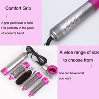 5-in-1-Heißluftkamm, automatischer Lockenstab, Locken- und Glättungshaar-Styling-Kamm, Haartrockner, EU Plug, UK Plug, US Plug