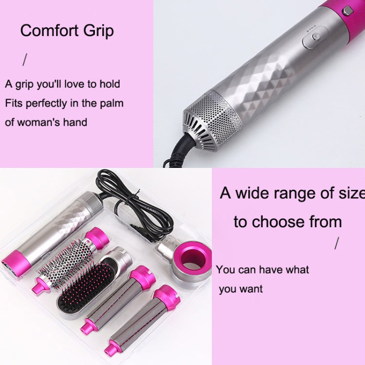 5-in-1-Heißluftkamm, automatischer Lockenstab, Locken- und Glättungshaar-Styling-Kamm, Haartrockner, EU Plug, UK Plug, US Plug