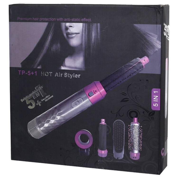 5-in-1-Heißluftkamm, automatischer Lockenstab, Locken- und Glättungshaar-Styling-Kamm, Haartrockner, EU Plug, UK Plug, US Plug