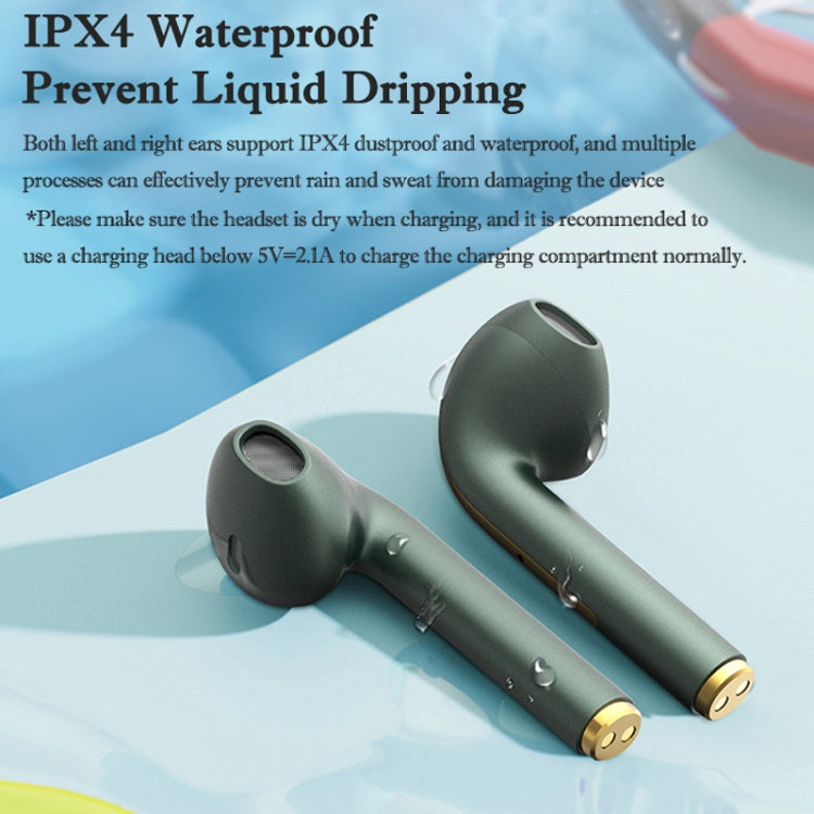 J18 Bluetooth 5.0 TWS In-Ear-Funkkopfhörer mit langer Akkulaufzeit, J18 (Blue)