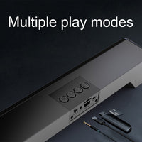 RGB-Bunter Lichteffekt-Desktop-Lang-USB-Wireless-Bluetooth-Lautsprecher, Q6
