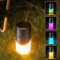 Drahtloser Bluetooth-Lautsprecher mit RGB-Licht, wasserdichtem Stereo-Atmosphärenlicht