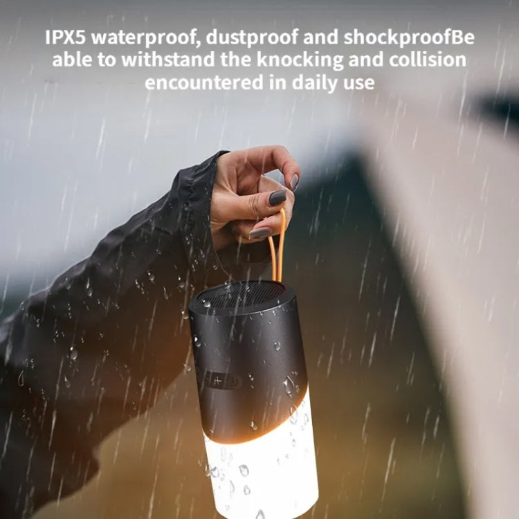 Drahtloser Bluetooth-Lautsprecher mit RGB-Licht, wasserdichtem Stereo-Atmosphärenlicht
