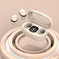 Mini-TWS-Bluetooth-Ohrhörer mit rechteckigem Behälter, Rauschunterdrückung, lange Lebensdauer, kabellose Musik-Ohrhörer für den Schlaf, mini13s
