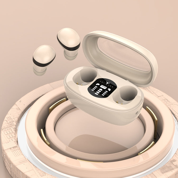 Mini-TWS-Bluetooth-Ohrhörer mit rechteckigem Behälter, Rauschunterdrückung, lange Lebensdauer, kabellose Musik-Ohrhörer für den Schlaf, mini13s