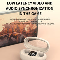 Mini-TWS-Bluetooth-Ohrhörer mit rechteckigem Behälter, Rauschunterdrückung, lange Lebensdauer, kabellose Musik-Ohrhörer für den Schlaf, mini13s